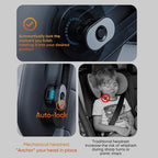 Car Headrest Pillow, Adjustable Car Headrest,Thickened Memory Foam Road Pal Headrest, Neck Support Pillow, U- Shaped Design, Travel Car Sleeping,Suitable for Kids and Adults