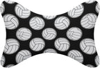 Car Headrest Pillow Compatible with Black And White Volleyball Ball, Cartoon Neck Pillow for Car, 2 Pcs Comfortable Soft Car Seat Pillow for Driving,Head Rest Cushion, Cute Neck Pillow for Travel