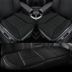 kingphenix 3-Piece Car Seat Cushion Set, 1.2inch Memory Foam Comfort, 2 Front Automotive Seat Cushions + Rear Bench Cushion, Non-Slip Bottom, Fits Sedan SUV Truck Van, Car & Office Chair, Black