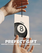 Girly Coquette Black Bow Cologne Car Air Freshener 4 Pcs, Retro Trendy Lucky 8 Ball Lip Hanging Air Freshener for Cars Bathroom Dorm Books Decor, Vintage Cute Accessories Gifts for Women Girls