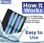 FRIO Cooling Wallet - Insulin Cooler for 45+ Hours of Stress Free On The Go - Black - XL