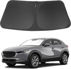 Windshield Sun Shade Compatible with Mazda CX-30 2019-2024 2025 2026 CX30 Accessories Foldable Sun Visor Protector Sunshade Blocks Rays & Heat