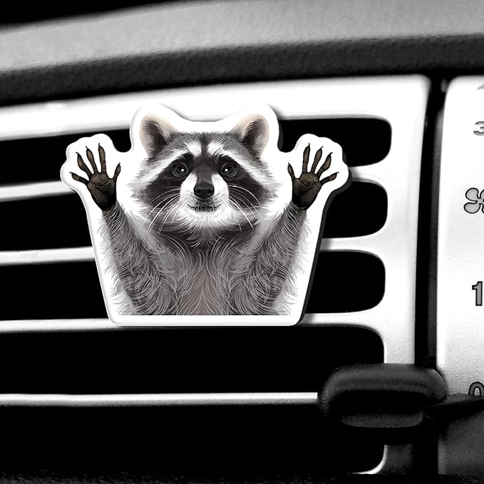 WIRESTER Fresh Scented Car Air Freshener Vent Clip, Decorative Accessories, Interior Decoration for Cars - Cute Animals, Nursery Animals, Chickens, Birds