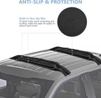WOOWAVE Premium Kayak Roof Rack Pads Universal Car Soft Roof Rack Kayak Carrier for Canoe/Surfboard/Paddleboard/SUP/Snowboard with Tie Down Straps, Tie Down Rope, Quick Loop Strap and Storage Bag