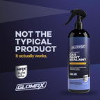 Premium Ceramic Coating for Cars with UV Protection (16 oz) – Extremely Hydrophobic & Slick Car Wax Spray, Long-Lasting, Quick & Easy Application, Maximum Gloss & Shine.
