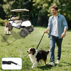 Golf Cart Dog Seat Leash, Pet Dog Seat Belt Harness for Golf Cart, with Adjustable Straps, Prevents Falls & Injuries, Black