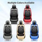 Car Seat Covers Fit for Mazda 3 2007-2026, Premium Leather, Full Coverage Leather Waterproof Breathable Seat Covers, Automotive Seat Protectors, Airbag Compatible(2 Front Seats, Black Beige)