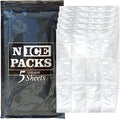 Nice Packs Reusable Dry Ice Packs for Coolers, Lunch Boxes, Frozen Food Shipping - Flexible and Long Lasting (5 Extra Large Sheets)