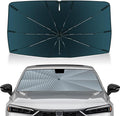 Autorder Windshield Sun Shade Umbrella for 2023-2025 Mercedes-Benz GLC Accessories,Upgraded Ice Crystal Material,Easy Setup Umbrella Sunshade for Car Windshield,100% Sun Blocking