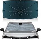Autorder Windshield Sun Shade Umbrella for 2023-2025 Mercedes-Benz GLC Accessories,Upgraded Ice Crystal Material,Easy Setup Umbrella Sunshade for Car Windshield,100% Sun Blocking