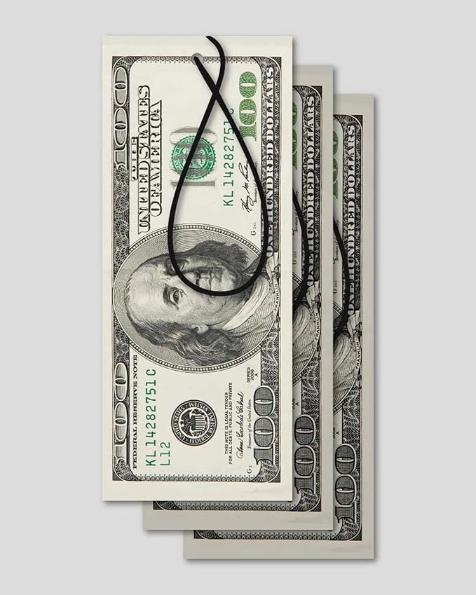PSD 100 Dollar Bill 3 Pack Air Freshener