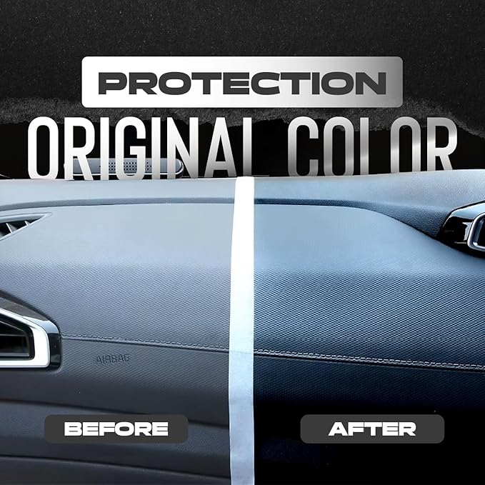 GX-3 Plastic Restorer – Black Plastic Restorer for Cars & Automotive Trim Restorer – Interior Car Cleaner & Exterior Faded Plastic, Vinyl & Rubber Renewer with Aloe Vera 6PK (8 fl oz)
