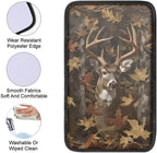 Dreaweet Deer Hunting Camo Arm Rest Cover for Car Universal Fit Center Console Cover Anti-Scratch Universal Armrest Cover for SUV Sedan