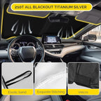 Car Sun Shade for 2016-2024 2025 2026 Toyota Tacoma Windshield Sun Shade, Sun Visor Windshield Screen Cover for Tacoma Front Window Sunshade Foldable Auto Interior Accessories UV Block to Keep Cool