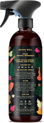 Naked Jungle Premium Plant-Based Odor Eliminator for Strong Odors, Air Freshener Spray, Non Toxic Air Fresheners For Home, Room Deodorizer, No Added Fragrances (16oz, 24oz & 32oz)