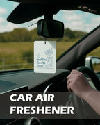 Blue Beach Cocktail Cologne Car Air Freshener 4 Pcs, Preppy Coastal Beachy Hanging Air Freshener for Cars Bathroom Dorm Books Decor, Preppy Beach Accessories Gifts for Women Girls