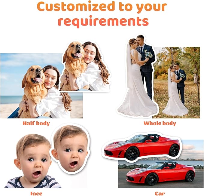 Custom Air Fresheners with Picture - Personalized Double Sided Photo Text Air Freshener for Car Wardrobe Bathroom Hanging Ornaments(1pcs)