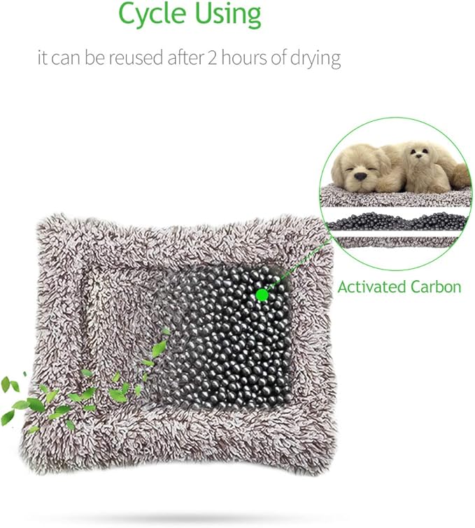 Ergocar Car Air Purifying Bags Cute Animals Odor Eliminator Bamboo Charcoal for Car Decoration & Eliminating Odors (Migru-B)