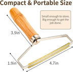 Pet Hair Remover Special Cat and Dog Hair Remover Multi Fabric Edge and Carpet Rake Scraper Dog Hair Remover for Rugs, Couch and Pet Towers(Copper and Stainless Steel, 1PCS)