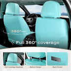 Coverado Seat Covers, Car Seat Covers Front Seats, Car Seat Cover, Car Seat Protector Waterproof, Car Seat Cushion Nappa Leather, Seat Covers Carseat Cover Universal Fit for Most Cars