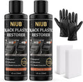 Plastic Restorer for Cars, 240ml Black Trim Restorer, Car Plastic Restorer, Plastic Restorer for Car Exterior, Restores Faded Plastic, Waterproof, Long-Lasting Shine & Protection,Outdoor Use Only