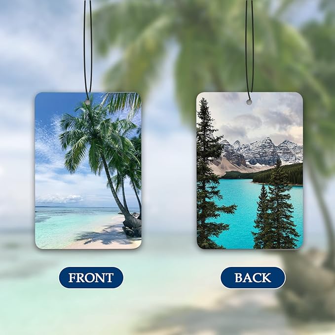 Custom Air Freshener for Car - Personalized Air Freshener for Car with Photo, Smell Air Fresheners with Picture for Hanging Ornaments (Unique Scented Gift)