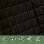 Elegant Comfort Premium Pet Car Seat Cover for Front Seat, Luxury Microfiber Car Seat Protector, Heavy Duty and Durable, Non-Slip and Waterproof Car Seat Cover for Trucks, Cars, and SUVs, Black