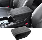 2025 2026 Sportage Console Cover for Kia Sportage (LX/EX/X-Line/SX/SX Prestige/X-Pro/X-Pro Prestige), Waterproof &Cushion Leather Armrest Cover 2026 2025 Sportage Hybrid Accessories - Padded