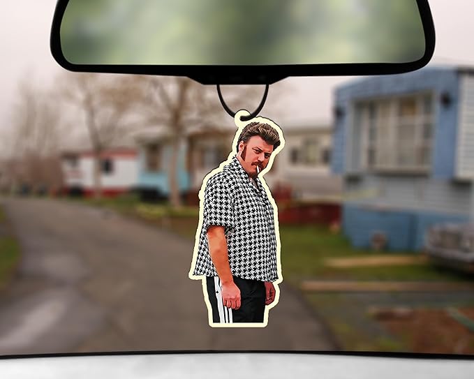 Trailer Park Boys Air Freshener - Ricky Funny Hanging Car Air Freshener - Funny Car Accessories for Men & Women