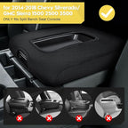 FIILINES Center Console Cover for 2014-2018 Chevy Silverado/GMC Sierra 1500 2500 3500(fit Split Bench Seat Console ONLY), Armrest Cover Pad Cushion Protector Accessories Armrest Cover Anti-Scratch