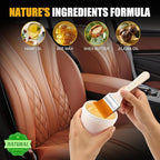 Leather & Furniture Repair Salve - Restorer, Conditioner & Polish for Couch, Car Seat, Bag, Boot | Prevents Cracking, Fading & Water Stains | UV Protectant for Leather, Wood, Vinyl - 8oz