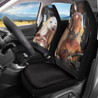 Horses Car Seat Covers Front Seats 2 Pack Funny Car Seat Cover Protector Front Seats Easy Installation Removable Automotive Accessories Interior Covers for Sedan SUV