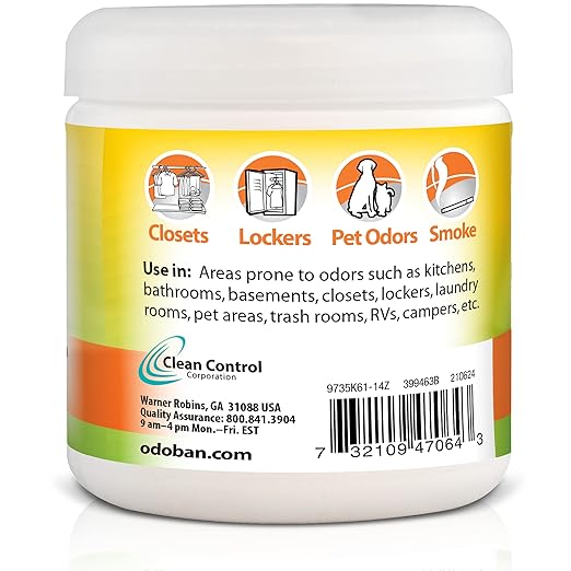 OdoBan 2-Gallon Pet Floor Cleaner and 3-Pack 14oz Citrus Odor Absorbers Bundle