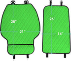 FH Group Car Seat Cushion – Neosupreme Single Front Seat Cover with Front Pockets, Airbag Compatible, Universal Fit Car Seat Cushion for Driver or Passenger Seat, SUV, Truck, Sedan & Van – Green