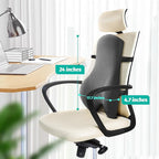 High Back Support for Office Chair Fully Support Entire Back for Comfort,Pain Relief and Posture Improved- Memory Foam Lumbar Support Pillow for Office Chair,Recliner