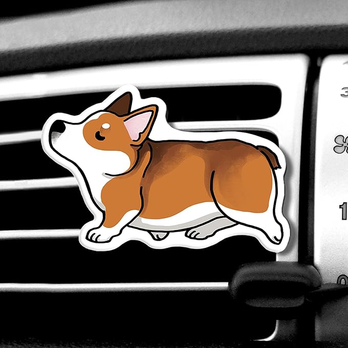 WIRESTER Fresh Scented Car Air Freshener Vent Clip, Decorative Accessories, Interior Decoration for Cars - Cow Cute, Fish, Baby Horse, Flower, Heart