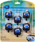 Car Air Freshener Vent Clip, Scented Car Accessories, Long Lasting for Strong Odors, Unstopables Fresh Scent, Lasting Over 180 Days, 6 Count