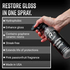Adam's Polishes Graphene Detail Spray (5 Gallon) - Extend Protection of Waxes, Sealants, & Coatings | Waterless Detailer Spray For Car Detailing|Clay Bar, Drying Aid, Add Ceramic Graphene Protection