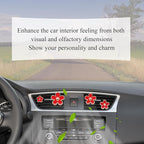 4pcs Flowers Air Vent Clips Red Daisy Car Air Freshener Vent Clips Cute Fower Car Accessories for Women Refillable Diffuser