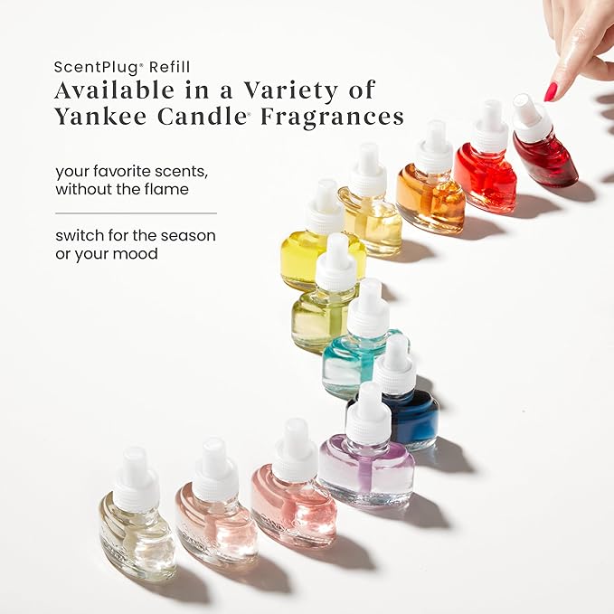 Yankee Candle ScentPlug Refill, Wild Orchid, Plug In Air Freshener for Home with Essential Oils, Long Lasting Room Fragrance and Odor Neutralizer, 0.625 Ounce (Pack of 6)