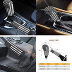 FKELYI Black American Flag Car Seat Covers - Full Set with Front, Back, Headrest, Cup Holder, Gear Shift, Handbrake, Steering Wheel Covers
