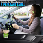 Tasotti Car Air Freshener, Luxury Perfume for Car and Home, Long-Lasting Air Freshener and Odor Eliminator, Secret Cube Collection (Lemon Squash)