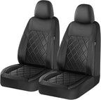 Coverado Car Seat Covers, Front Seat Covers, 2 Front Automotive Seat Cover, Mesh Breathable Seat Protectors, Universal Fit for Most Cars