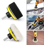 3 Inch Drill Buffing Pad, 11 Pcs Car Foam Polishing Pads Kit, Drill Buffer Polisher Attachment Buffing Kit for Car Polishing, Waxing, Sealing Glaze
