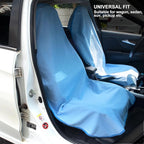 Waterproof Sweating Car Seat Cover for Post Gym Workout, Running, Swimming, Beach and Hiking, Universal Fit Non-Slip Bucket Seat Protector for Cars SUV Trucks, Machine Washable (Light Blue)