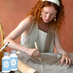 50ml Air Dry Clay Varnish，Air Dry Clay Sealant for Airdry Clay，Air Dry Clay Glaze Can Not Only Used to Prevent Clay Cracking, Scratches, and Wear,It Can Also Having a Matte Glaze Effect (Matte)