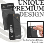 3PCS Greed Disposable Air Fresheners for Men | Long Lasting Car Air Freshener with Greed Fragrance | Lasts for 2 Weeks | Strong Car Perfume with Odour Eliminating Technology | by Perfa