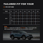 AOMSAZTO Custom Fit Seat Covers for Honda CRV 2017 2018 2019 2020 2021 2022 CR-V Faux Leather Full Set Seat Covers Front & Rear Car Seat Protector(Grey,5 Seats)