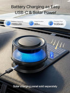 TORRAS Smart Car Air Fresheners Diffuser, The First App Control Car Freshener, Solar & USB-C Charging, Auto ON/OFF, Cherry Blossom & White Musk, Lasts Up to 5 months, CF20 Pro Fragrance Diffuser