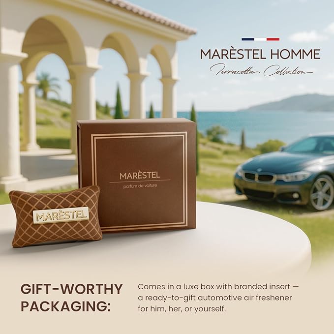 Luxury Car Air Freshener - Car Perfume Air Freshener, Long Lasting Fragrance Diffuser - Interior Scent Accessory, Unique Gift